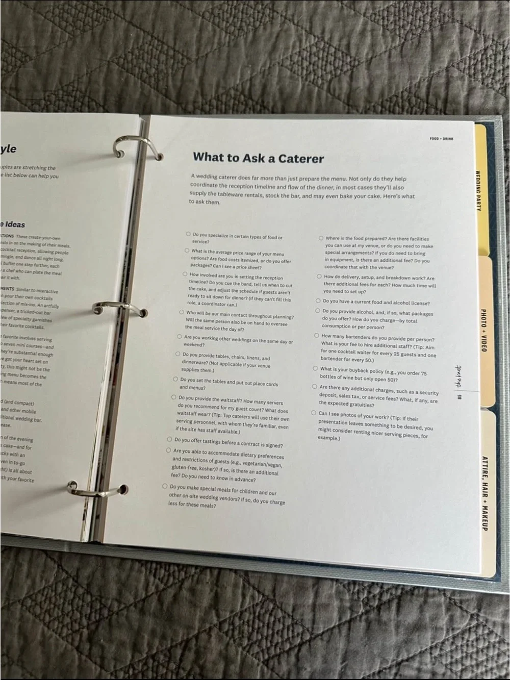 The Knot Wedding Planning Binder